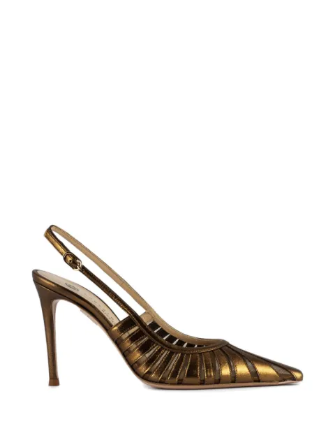Roberto Festa strap heeled pumps Gold ADELUXORBRONZO