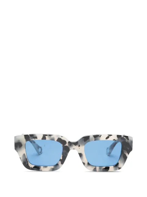 Charles Jeffrey Loverboy Topsy Turvy rectangle sunglasses Grey 062140702