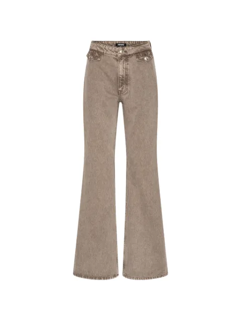 ROTATE BIRGER CHRISTENSEN high-waisted flared jeans Grey 115923816