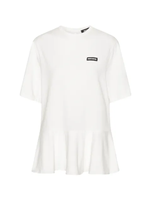 ROTATE BIRGER CHRISTENSEN peplum T-shirt bright white White 115589