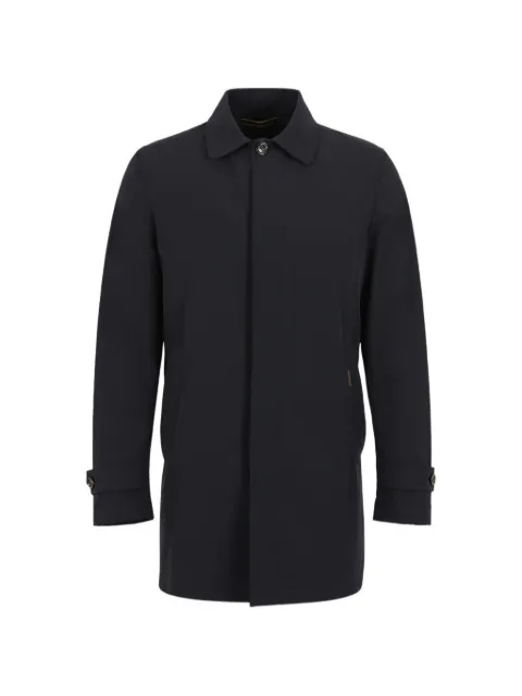 Moorer buttoned PORTO-OS coat Blue PORTOOS