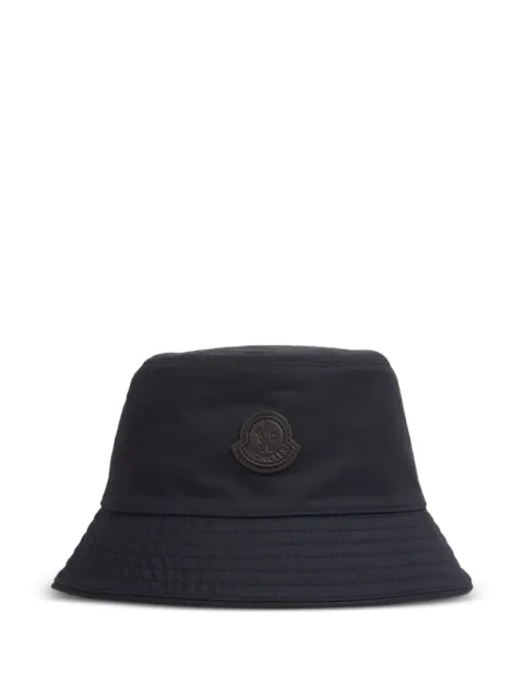 Moncler logo-patch bucket hat Blue L10913B0001254ARP