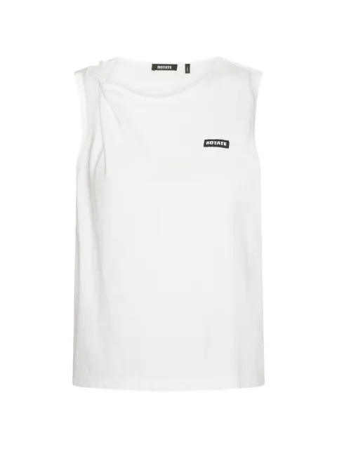 ROTATE BIRGER CHRISTENSEN jersey tank top bright white White 115588