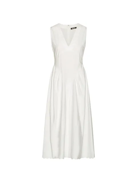 ROTATE BIRGER CHRISTENSEN sleeveless midi dress bright white White 115614400