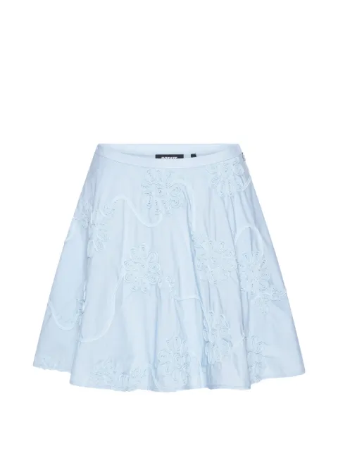 ROTATE BIRGER CHRISTENSEN flower mini skirt Blue 116016
