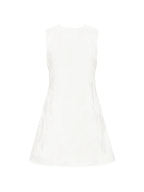 ROTATE BIRGER CHRISTENSEN flower flared mini dress White 115559400