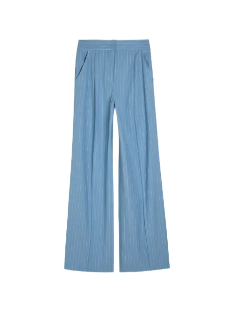 Veronica Beard Heyser wide-leg trousers Blue 2603SU11660397