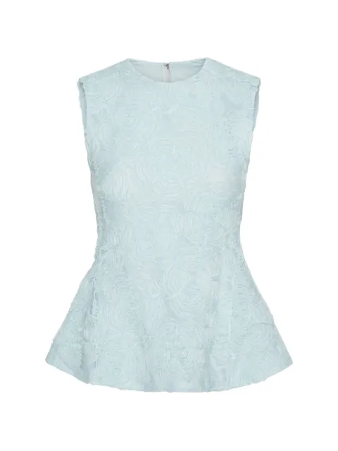 ROTATE BIRGER CHRISTENSEN mesh sleeveless top blue Blue 1155252000