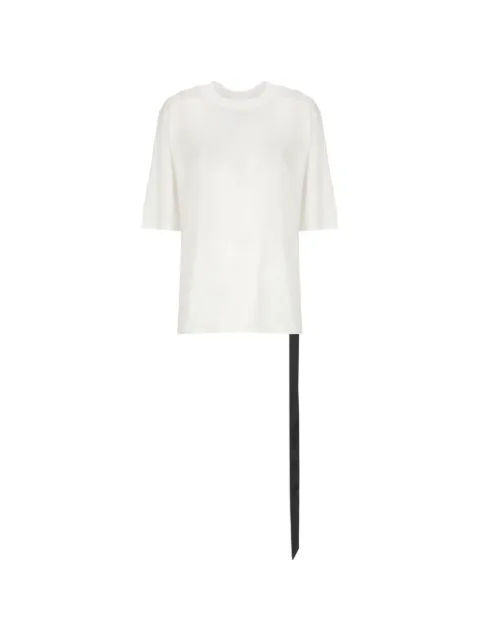 Rick Owens DRKSHDW Walrus tail-detail T-shirt White DS01F4201BH