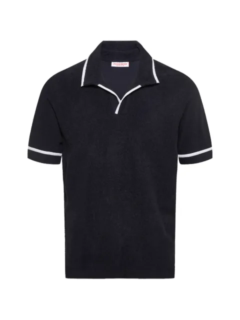 Orlebar Brown Ellery collar T-shirt Blue 281775