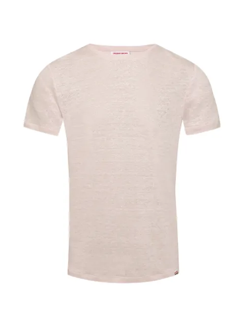 Orlebar Brown Ob-T linen T-shirt Pink 281830