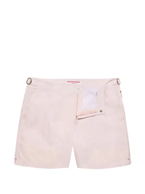 Orlebar Brown Bulldog buckle swim shorts Pink 281749