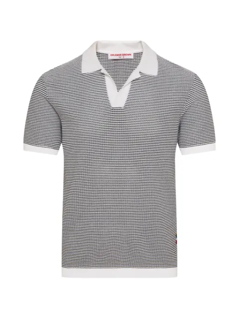 Orlebar Brown Roddy striped polo shirt White 281935