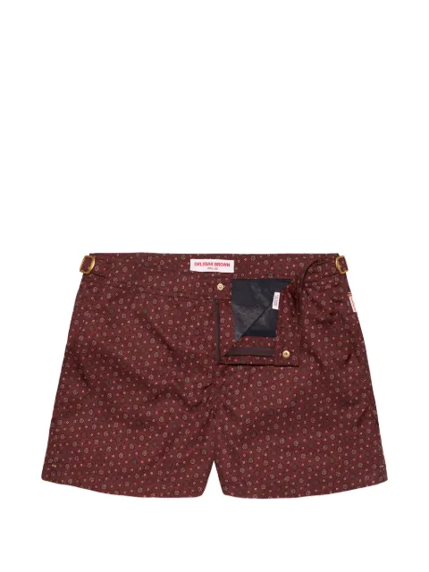 Orlebar Brown Setter patterned swim shorts Red 281764