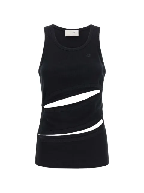 Coperni Spiral tank top Black COPJS204F5012