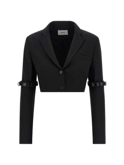 Coperni Hybrid cropped blazer Black COPV62HF3004