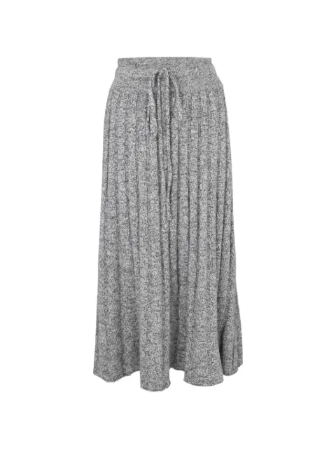 Izaak Azanei midi pleated drawstring skirt Grey PRESS26LIN020