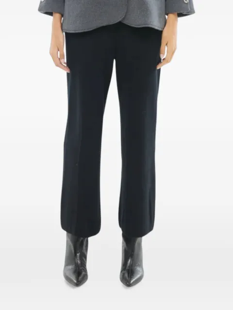 Izaak Azanei high-waisted wide-leg trousers Black PRESS26LIN008
