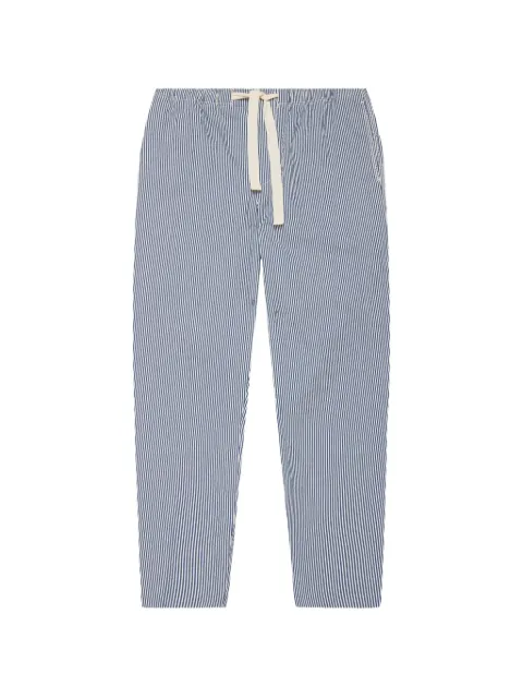 Orlebar Brown seersucker stripe trousers Blue 281796
