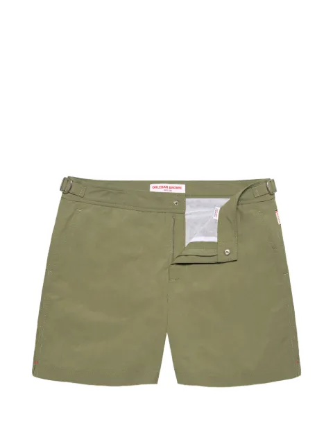 Orlebar Brown Bulldog buckle swim shorts Green 281748