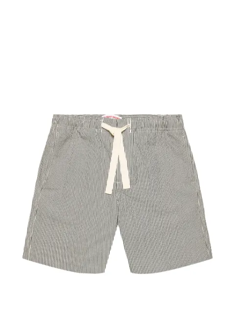 Orlebar Brown Alex striped seersucker shorts Grey 281799