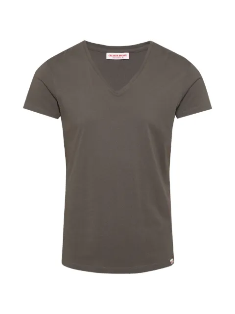 Orlebar Brown OB-V short-sleeve V-neck T-shirt Grey 281833