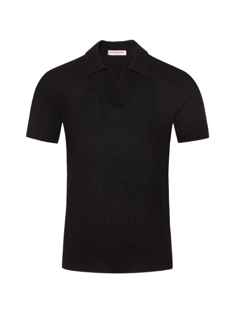 Orlebar Brown Horton Pique polo shirt Black 281781