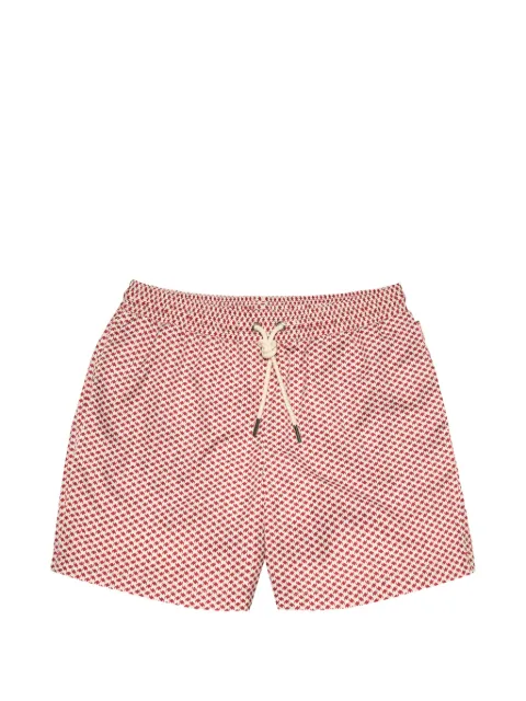Orlebar Brown Boxer patterned swim shorts Red 281864