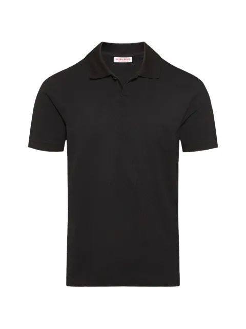 Orlebar Brown Bruno Pique polo shirt Black 281855
