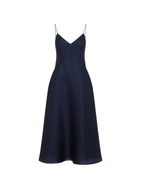 Alberta Ferretti V-neck midi dress Blue A040716190290