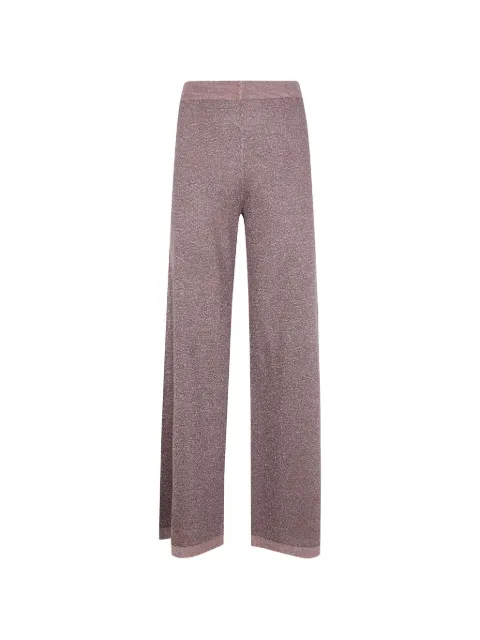 D.Exterior elasticated-waistband trousers Pink 62380
