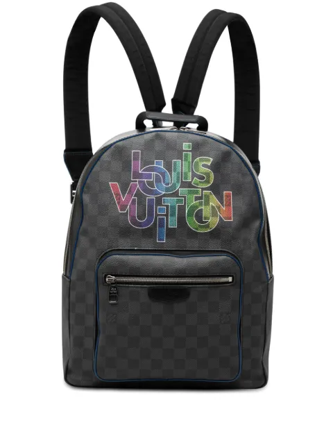 Louis Vuitton Pre-Owned 2019 Limited Edition Damier Graphite Logo Rainbow Josh backpack Black ZB57BA7V54B9FZWA