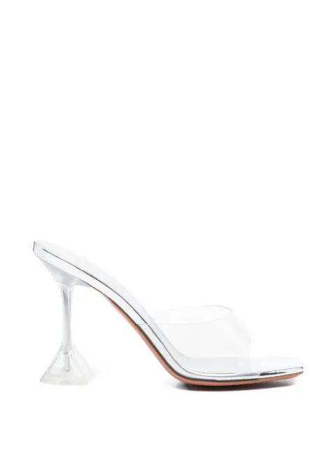 Amina Muaddi Lupita sandals White 8S321759LUP