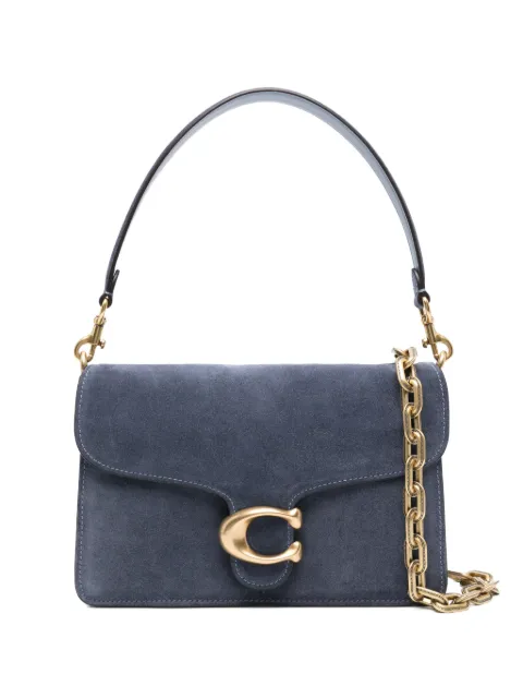 Coach Tabby calf suede shoulder bag Blue CAN13