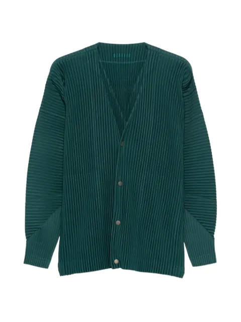 Homme Plissé Issey Miyake Color Pleats 1 cardigan Green HP66JL17078
