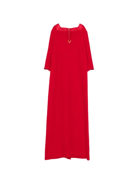 Valentino Garavani V-neck maxi dress Brown VDMR61MM