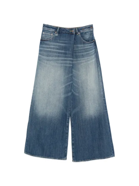 R13 cotton wide-leg jeans Blue R13WD219D380A