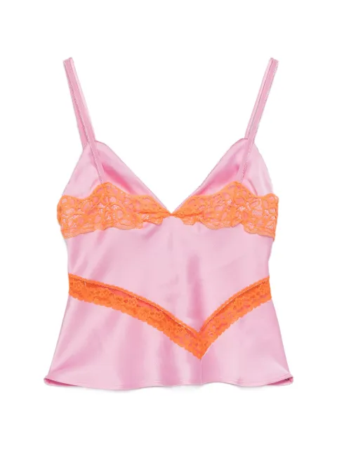 MSGM lace top Pink 4041MDT11267103