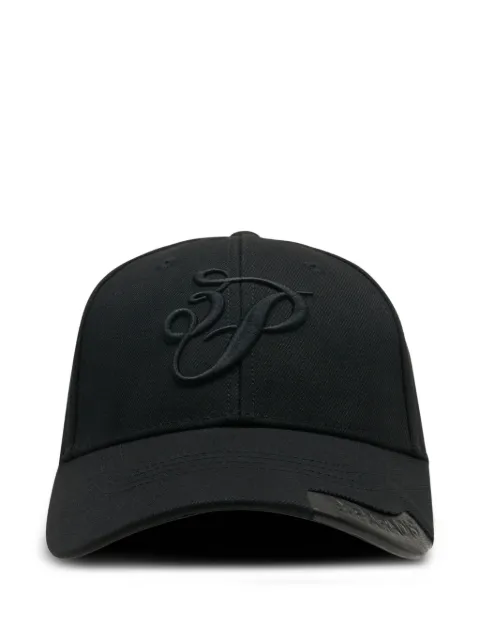 3.PARADIS logo-embroidered baseball cap Black A003COM