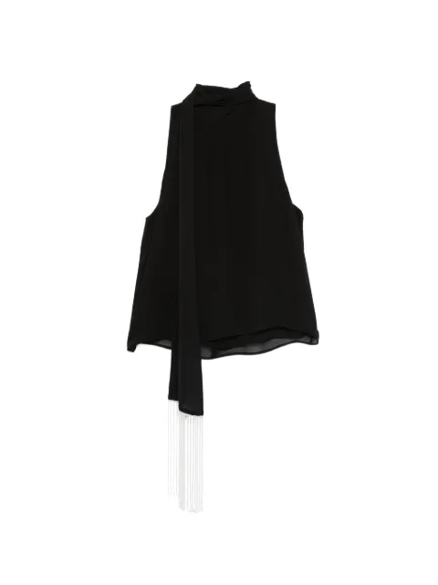 Patrizia Pepe tie-detail blouse Black 8C0862A692