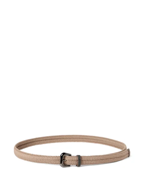 Brunello Cucinelli braided belt Neutrals M0NLCC294CDESE