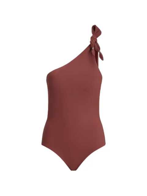Brunello Cucinelli knot Monili swimsuit Brown MQ965VS279C9093