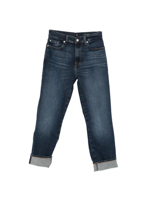 7 For All Mankind roll-up trousers Blue 7UC30C42