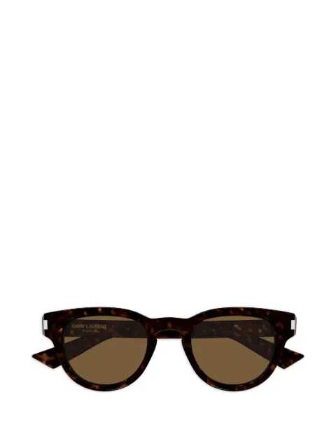 Saint Laurent Eyewear round-frame tortoiseshell sunglasses Brown SL876006