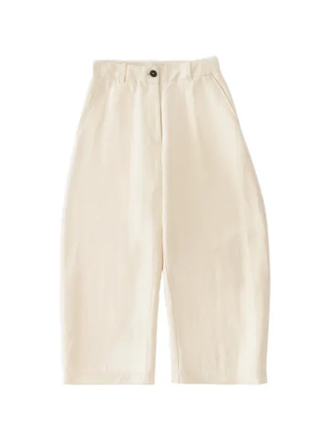 Studio Nicholson Chalco curved jeans Neutrals CHALCOSNW1225POWDERVISCOSELINENCANVAS