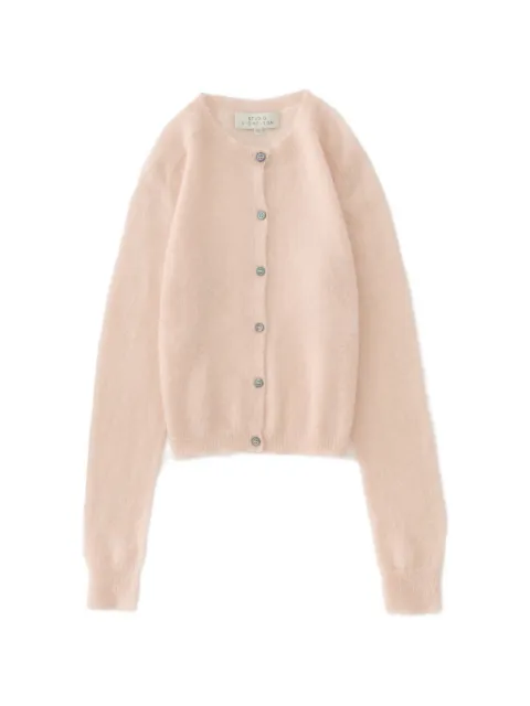 Studio Nicholson Iska cardigan Pink ISKASNW1832MOHAIRPLASTER