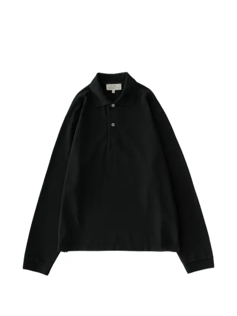 Studio Nicholson Ozero polo shirt Black OZEROSNM1486