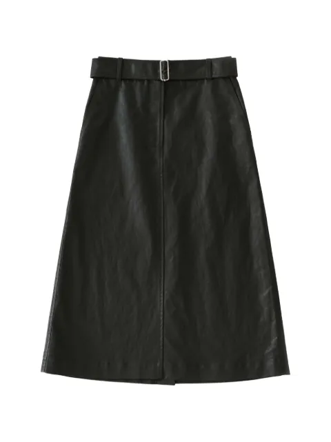 Studio Nicholson Grasse A-line midi skirt Black GRASSESNW1765