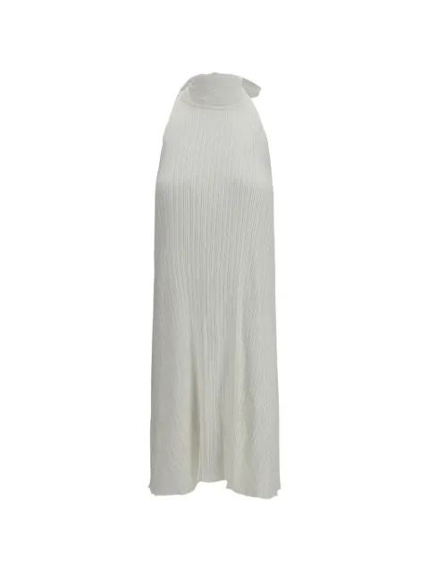 Gongdid Design bow-detail mini dress White GD264