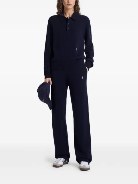 Sporty & Rich elasticated-waist trousers Blue PA02766302BL106